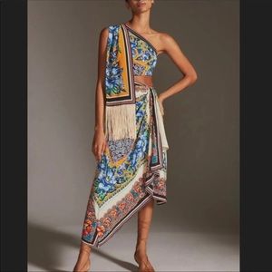 Anthropologie silk dress